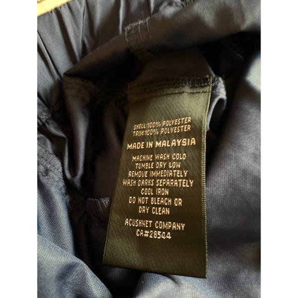 FootJoy FJ WindShirt Men's Large Blue Golf Pullover Windbreaker short sleeves - Picture 12 of 15